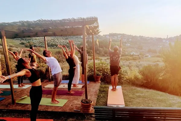 Evening Yoga Overlooking the Tuscan Countryside — photo 5
