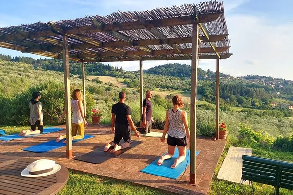 Evening Yoga Overlooking the Tuscan Countryside — photo 3