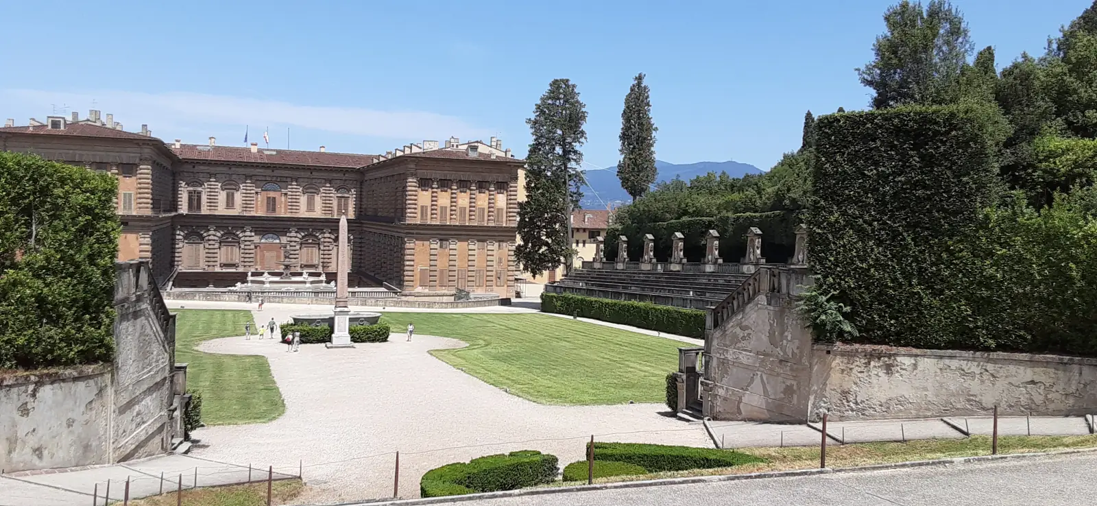 Statues and greenery in the Boboli Gardens